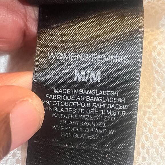 The North Face Womens M White HyVent Hooded Windbreaker Hooded Lined Waterproof - Picture 2 of 11